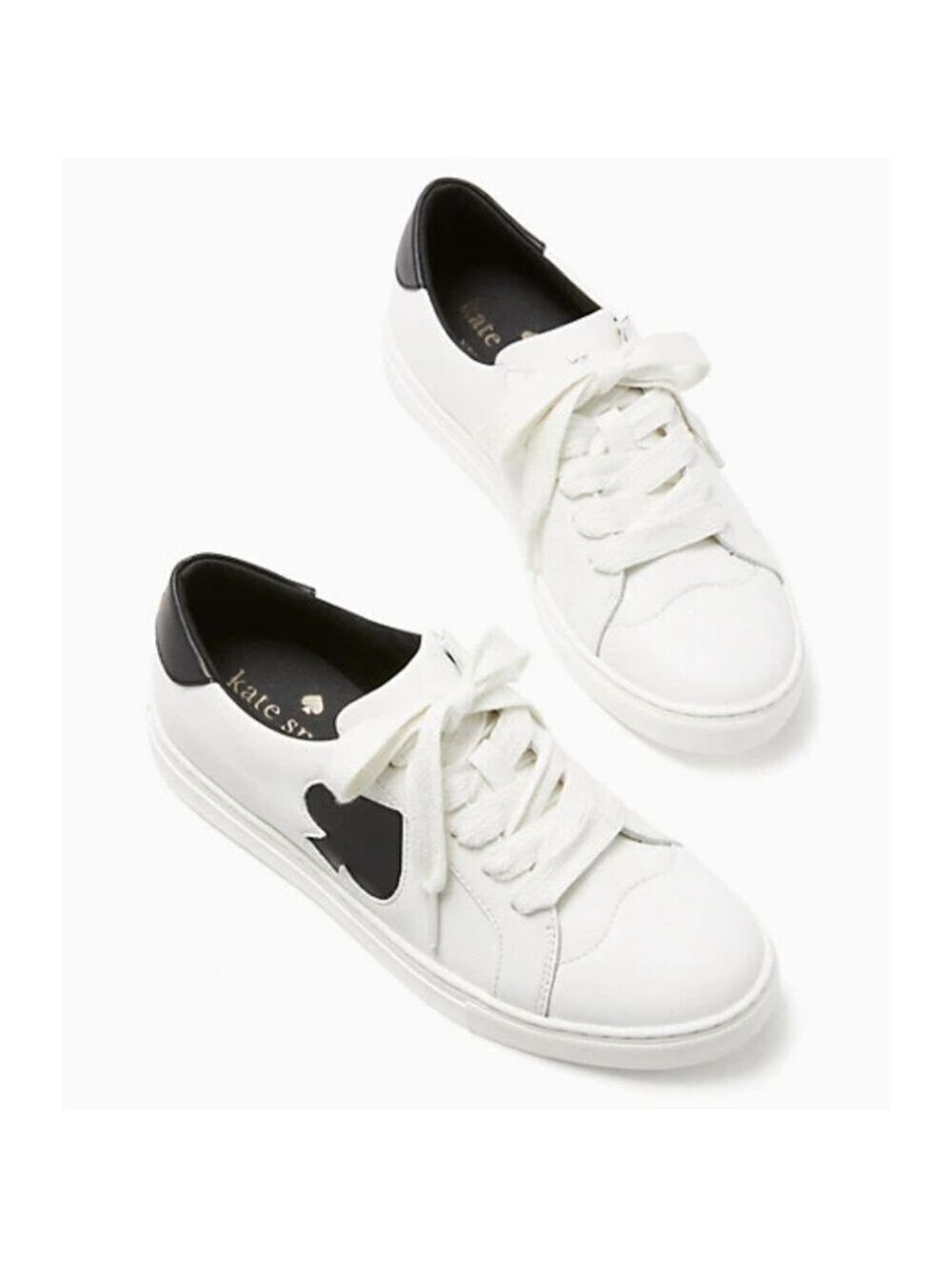 Kate Spade White and Black Sneakers Sizes 10 and 11